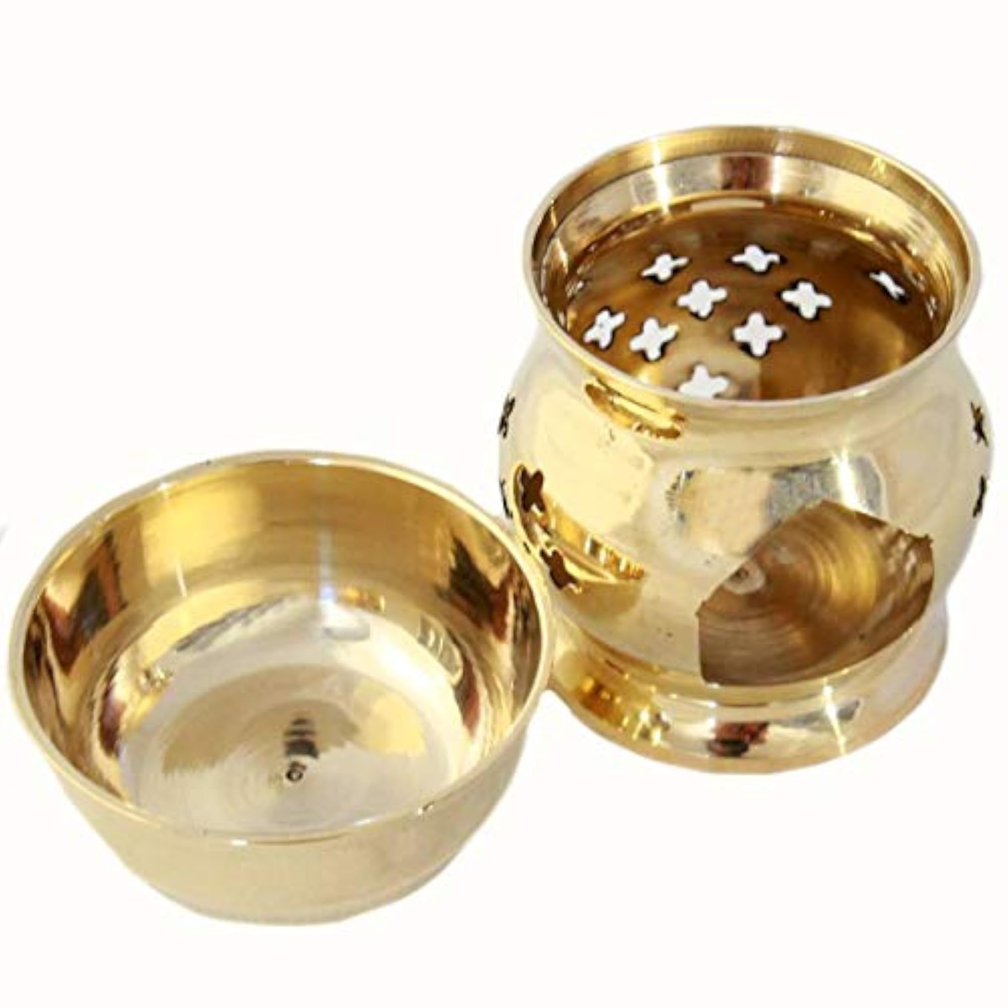 Brass Aroma Lamp 4 Inch