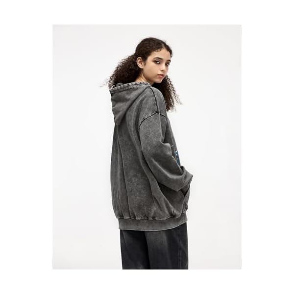 Aelfric Eden Mens Lightning Graphic Hoodies Print Oversized Unisex Streetwear Vintage Hoodie Y2k Sweatshirt Pocket Pullover - Image 5