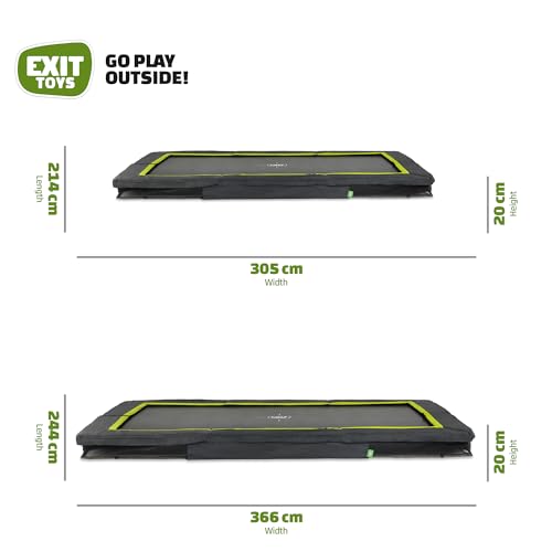 EXIT Toys Silhouette Ground Sports Trampoline 7x10ft - Image 3