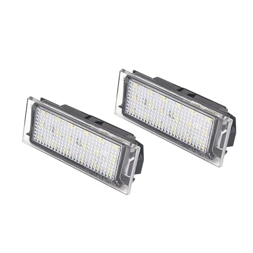 Luces de matrícula para Kangoo 2 ideales para viajes nocturnos por carretera y autovía
