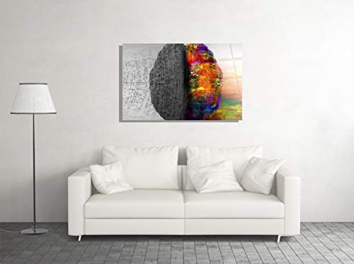 Genericc Human Brain Anatomy Art Science Digital Photo Print Tempered Glass Canvas Wall Art Home Decor Present Office Decor Hotel Decor Modern Art Decor Gift (24X36) #TOP1