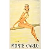  Provence Affiche Ancienne Monte Carlo