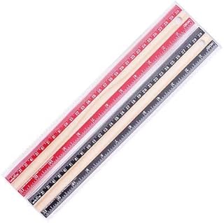 Homdeals 2Pcs 30cm Wooden Rulers 12 inch Ruler Office Stationery School Kids Useful for Kids Gift and Party
