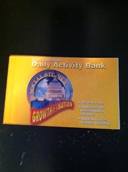 Paperback Daily Activity Bank for Scott Foresman Social Studies: Growth of a Nation (Grade 5) Book