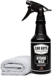 CAR GUYS Hybrid Spray Wax - Advanced Car Wax - Long Lasting and Easy To Use - Safe on All Surfaces - 18 Oz Kit