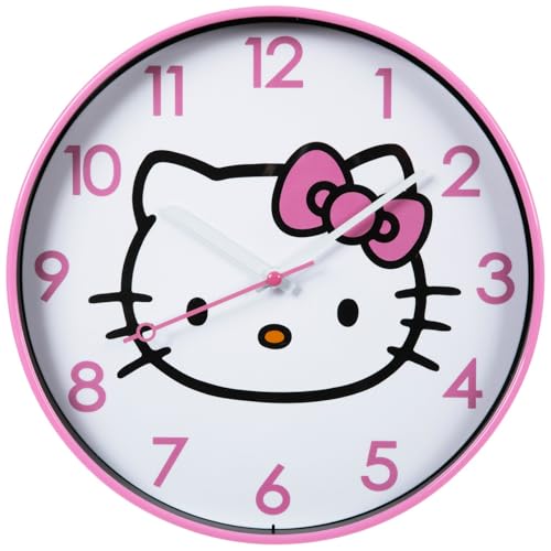 Hobby Lobby Hello Kitty Wall Clock 9.75 Inches Round