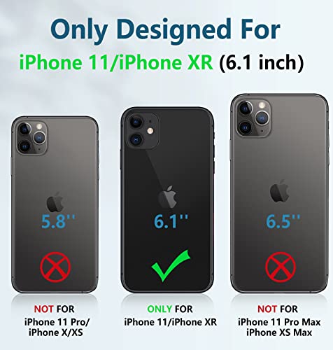 Fntcase For Iphone 11/Xr Phone Case: Rugged Shockproof Protective Cases For Apple Iphone 11 & Xr Phone 6.1 Inch | Military Grade Drop Proof Protection Cell Phone Mobile Cover With Kickstand & Slide #TOP1