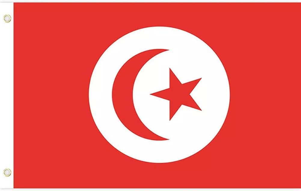 World Cup 2026 Flag - Official National Flag 5ft X 3ft Large Double Sided With Brass Eyelets USA Canada Mexico (Tunisia) — image 1