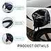 WZP EV Charger Cover, Magnetic Electric Car Charger Plug Cover, Outdoor Waterproof Sun Rain Snow All Weather Protection, Suitable for Steel-Bodied Electric Vehicles (Black)