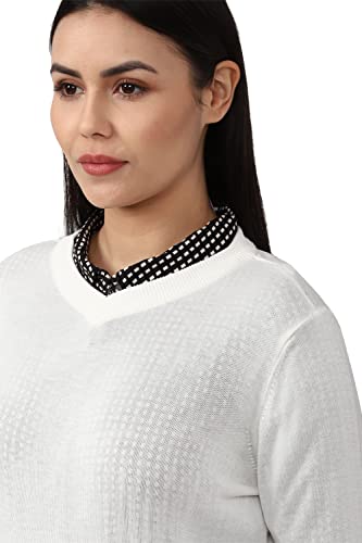 Image of Van Heusen Women's Acrylic V Neck Sweater