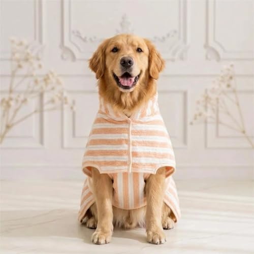 Dog Bathrobe Super Absorbent Pet Drying Towel – Thick Corn