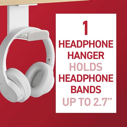 Image of Command Headphone Hanger, 1 Hook, 4 Large Strips