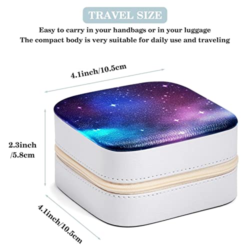 Boîte à bijoux pour boucles d'oreille filles et rangement collier violet - 3