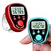 OnIUeZky Finger Counter 5 Digital Electronic LED Hand Tally Counter Manual Clicker Count Lap Counter 2PCS..