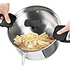 MICHELANGELO Stainless Steel Pasta Pot with Strainer Lid - Pasta Cooker | 6 Quart Induction Pot for All Cooktops, 6 Qt Spaghetti Pots with Strainer Lid