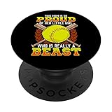 Softball Mom Funny Quotes Humor Sayings PopSockets PopGrip: Swappable Grip for Phones & Tablets