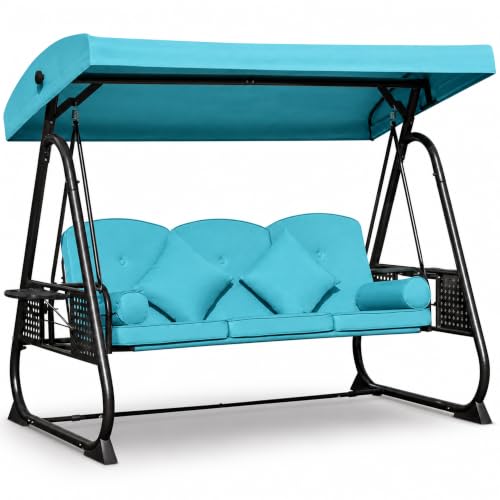 Mvpipi Three-Seat Patio Swing
