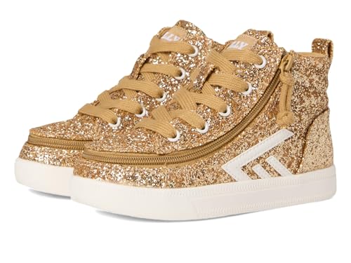 BILLY Footwear Womens Billy CS High Top (Toddler) Champagne Glitz 7 Medium