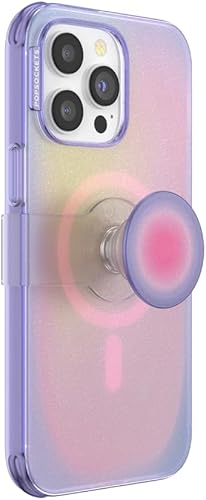 Funda PopSockets para iPhone 14 Pro Max con agarre telefónico y deslizador Compatible con MagSafe, Funda para iPhone 14 Pro Max, Carga inalámbrica