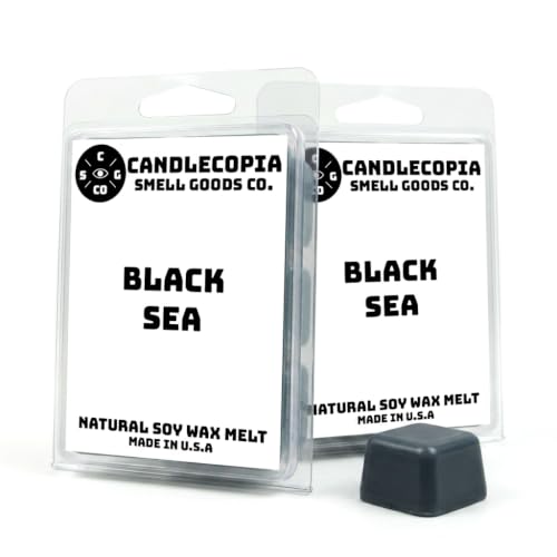 Candlecopia Black Sea Scented Wax Melts, 2-Pack, 12 Cubes, 6.4 oz
