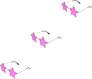 3 Pares De Óculos De Sol De Festa Crianças Vestidos De Baile Vestido De Natal Óculos De Sol Da Moda Óculos De Sol Sem Aro Óculos De Onda Sem Aro Óculos De Sol Engraçados Óculos De