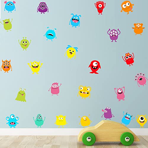 Vinilo Decorativo Monstruo Para Pared 33x33 Pulgadas miniatura 5