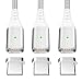 Produktbild LAMA Typ C Magnetisches Ladekabel [3 Stück 1,2M] USB C Magnet Datenkabel 2,4A Schnellladekabel High Speed Type C Kabel für Samsung S9+ S9 S8+ S8 Huawei P20 Pro Mate 10 Pro P20 P10 Moto Sony HTC Mi 6
