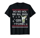 Photo Gallery gin tonic ugly christmas party maglione maglietta Photo Gallery gin tonic ugly christmas party maglione maglietta