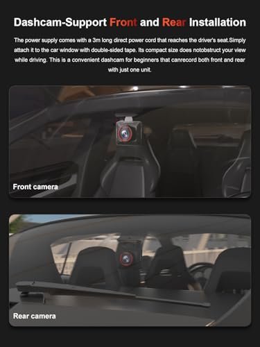 AKEEYO Mini Dash Cam 1080P with WiFi, Night Vision, and 24H Parking Mode for Cars
