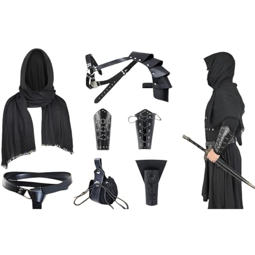 Tenue de combat essentielle médiévale ajustable pour adulte