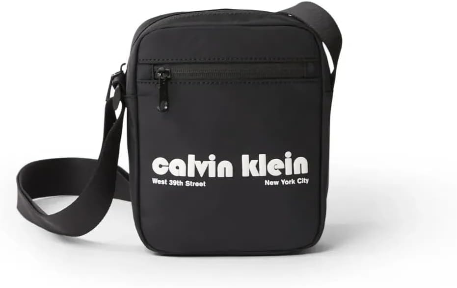 Calvin Klein CKJ GRAPHIC CK REPORTER Erkek Çanta, Siyah, Tek Beden
