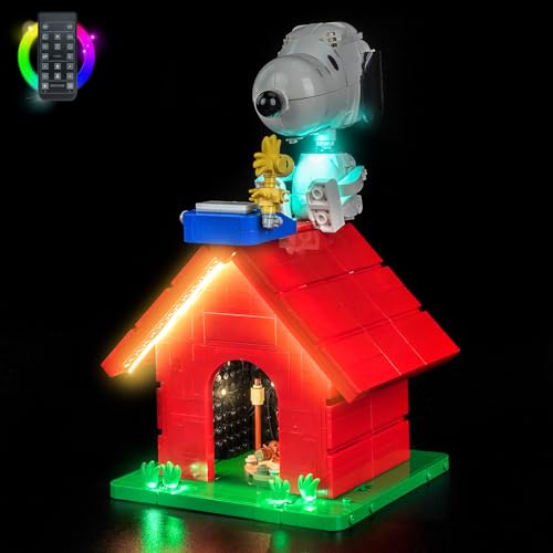 Lampe Lego Peanuts Snoopy 21368 cadeau nostalgie enfance anniversaire
