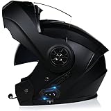 SOMAN-955 ブルートゥース付き フリップアップ メンズ レディース 四季対応 ジェット ダブルシールド オートバイ 大きいサイズ 洗える裏地 日焼け止め UVプロテクションBluetooth フルフェイス スピーカー付き フリップアップ ダブルシールド (M,A01) [並行輸入品]