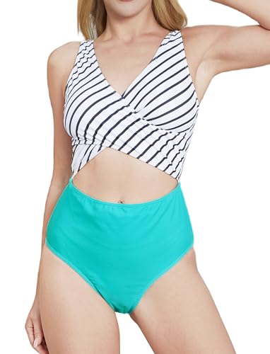 PATPAT Conjunto de Bikini Familiar, Bikini de Playa Hawai Tropical de Dos Piezas y Speedos, Traje de Baño Madre e Hija, Traje de Baño Mujer S