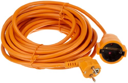 UNITEC Przedłużacz Schuko H05VV-F3G1,5 mm², IP 20, 10 m, pomarańczowy