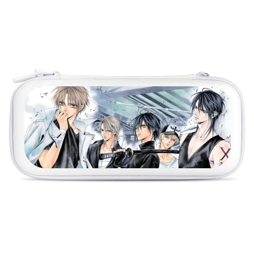 Nintendo SwitchΉ UUki n[hP[X ؂͖l̖OmĂ Switch / SwitchL@elfΉ ϏՌ hh Sʕی ^ e LOP[X Q[J[h 15[ White-style