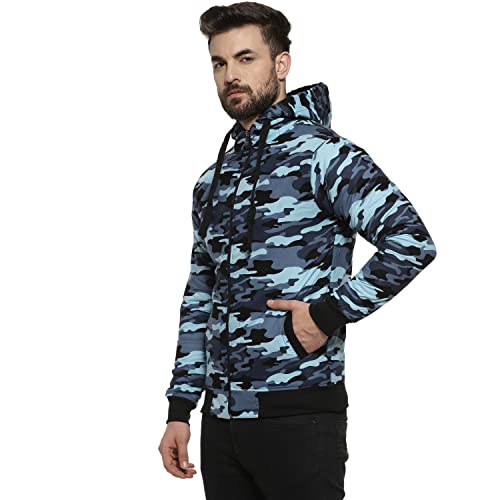 Image of Campus Sutra Cotton Blend Men Standard Length Jacket