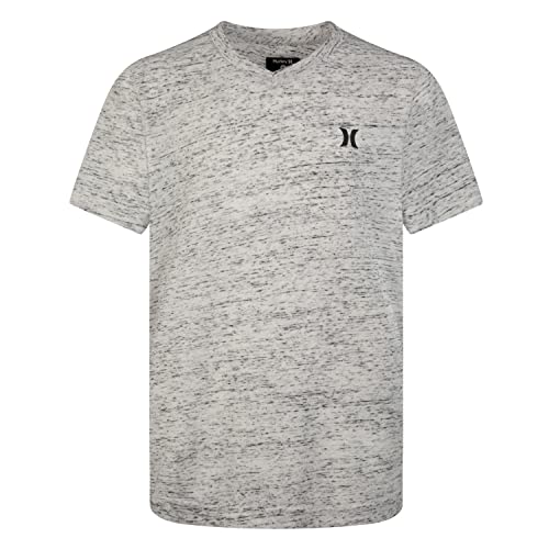 T-shirt Hurley garçon en coton manches courtes noir blanc taille 6 ans