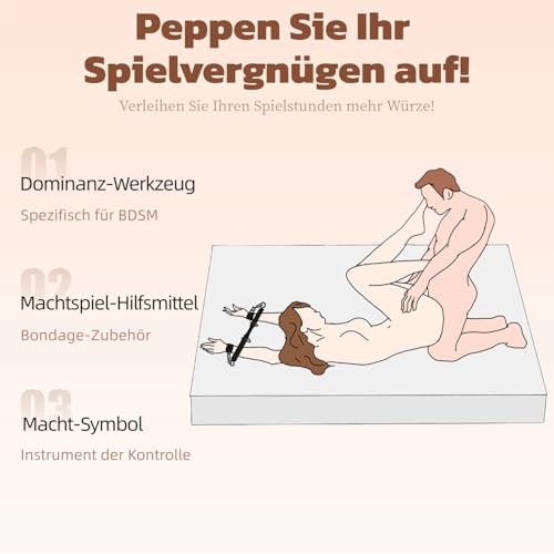 Spreizstange Fesselstange Handschellen Fußfesseln Bondage Sets Sexspielzeug Einstellbar für BDSM-Anfänger und erfahrene Liebhaber gleichermaßen 22-36 Zoll