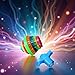 1pc Multicolour Spinning Top Light up Flashing Spinning Tops Gyroscope with Light up Tops Spinner Light Up Spinning Top for Gift, Random Color Toddler
