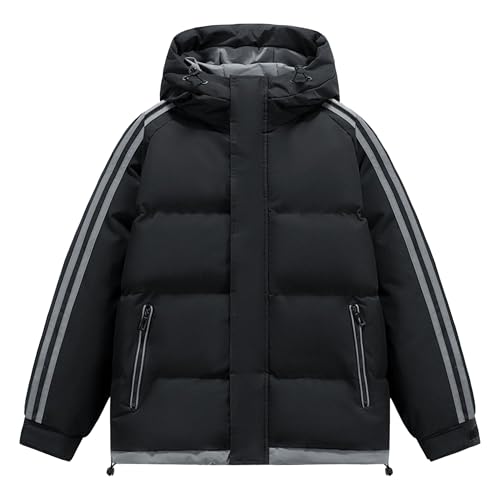 Capuche pour homme sur ce manteau d'hiver chaud doudoune de randonnée