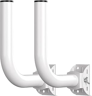 Universal Wireless Bridge Bracket Mount, Pole and Wall-Mounted Mount for Outdoor Point to Point AP Access Point Client Bridge CPE,2-Pack