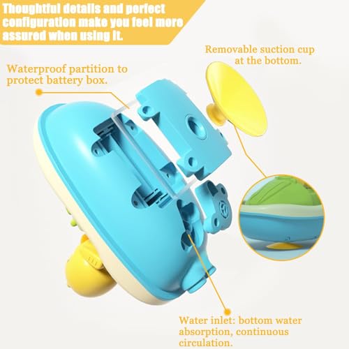 Badewannenspielzeug, Ente Elektrisches Baby Badespielzeug mit Duschkopf, Wasserspielzeug Kinder, Baby Badespielzeug, Kinder Wasser Dusche Badespielzeug, Geschenk für Jungen Mädchen Geburtstag