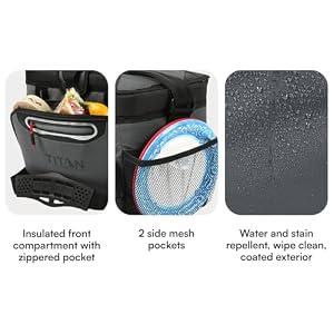 Titan 16 Can Zipperless HardBody Cooler, Keeps Ice 2 Days, Sharkskin Gray — photo 6 of 6