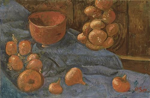 Tableau Nature Morte aux Oignons Paul Sérusier, Toile Vintage Premium 60x90