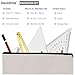 Liquidraw Marine Navigation Divider Universal Nautical Protractor Set Square Set of 6 | Triangle Ruler & Brass Divider | Essential For Sailing, Accurate Navigational Plotting & Portland Course Plotter