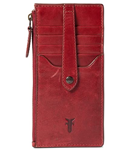 Image of Frye Women's Melissa Snap Card Wallet, Stylish Design with Holder & Slots, Compact for Purse