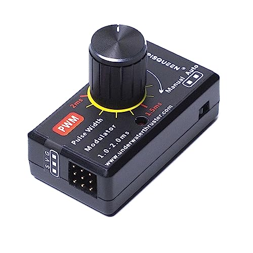 ApisQueen PWM 1-2MS Speed Control Knob Pluse Width Modulator for Underwater Thrusters/Brushless Motors