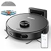 Robot Vacuum and Mop Combo, Robotic Vacuums Cleaner with LiDAR Navigation, Smart Mapping, Strong Suction, with WiFi/App/Alexa/Voice Control, Obstacle Avoidance, for Home, Wood/Hard Floors, Pet Hair