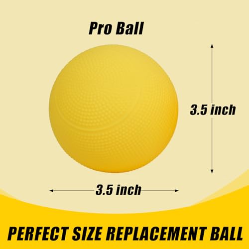 Viminston Spike Replacement Pro Balls 3-Pack Competitive Balls Set with Pump Mini Volleyball